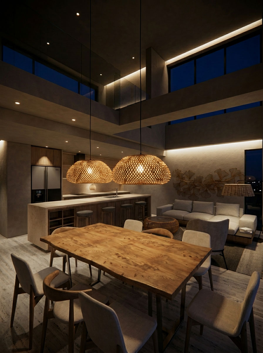 Penthouse de doble altura