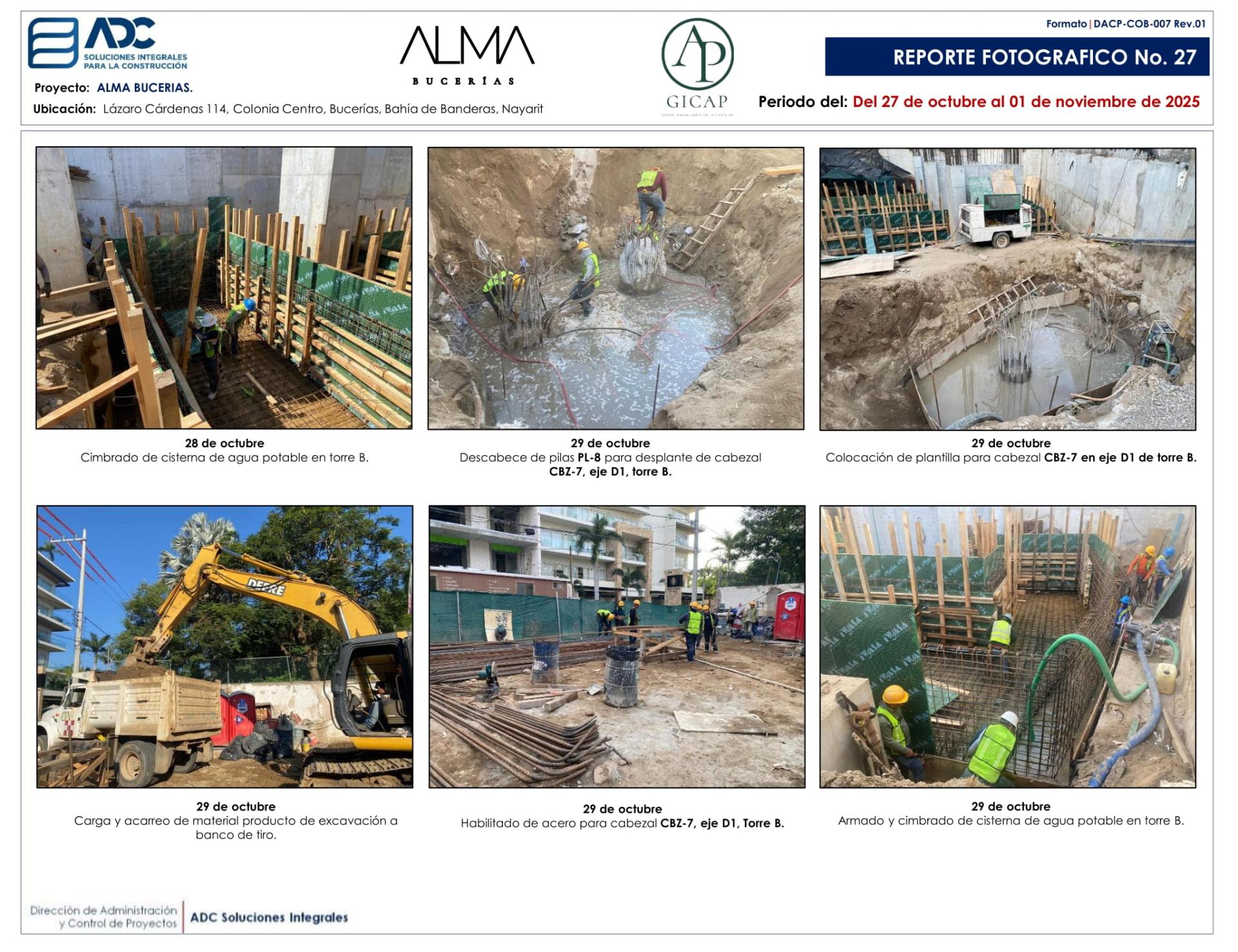 Avance de Obra ALMA Bucerías - Octubre 2025