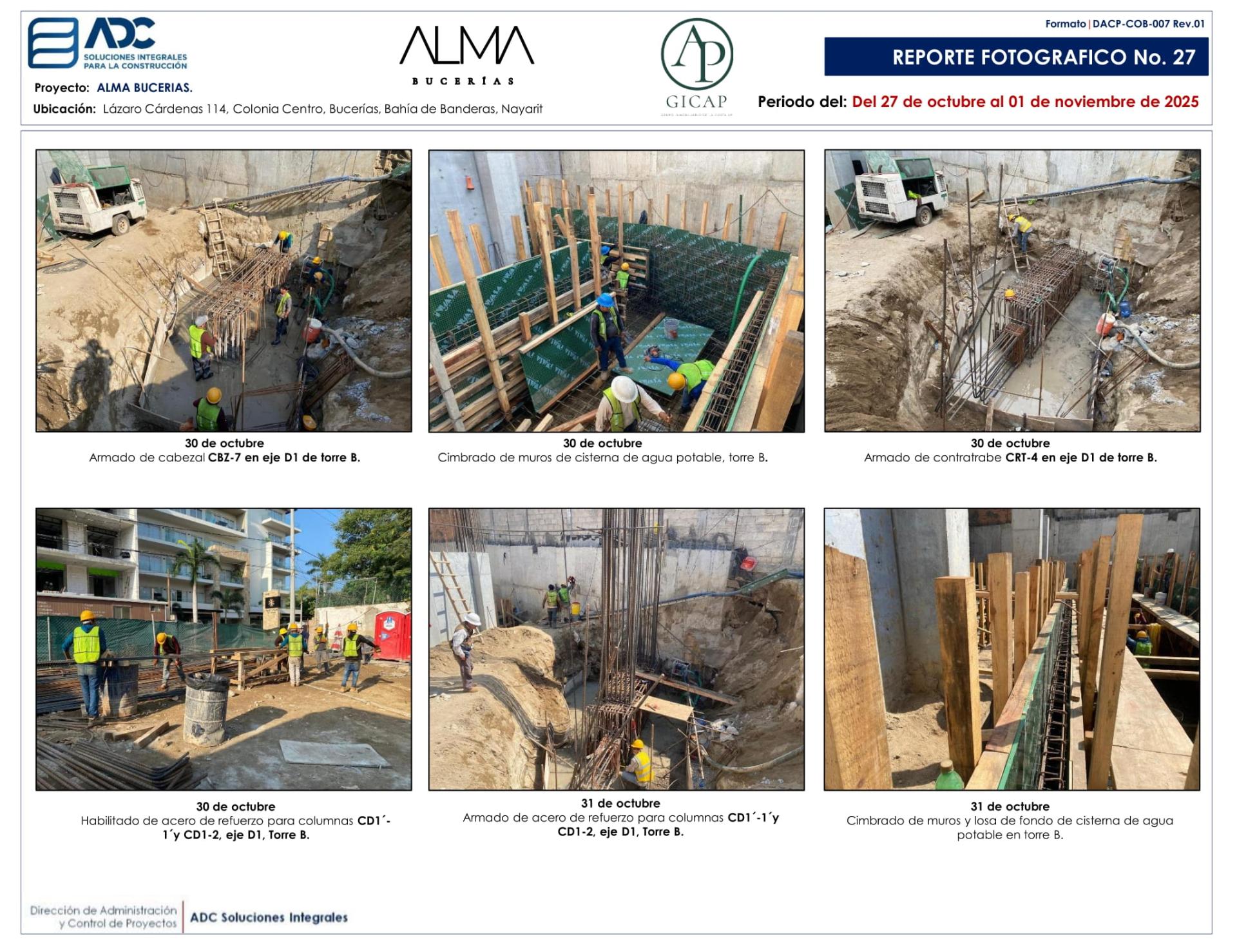 Avance de Obra ALMA Bucerías - Octubre 2025