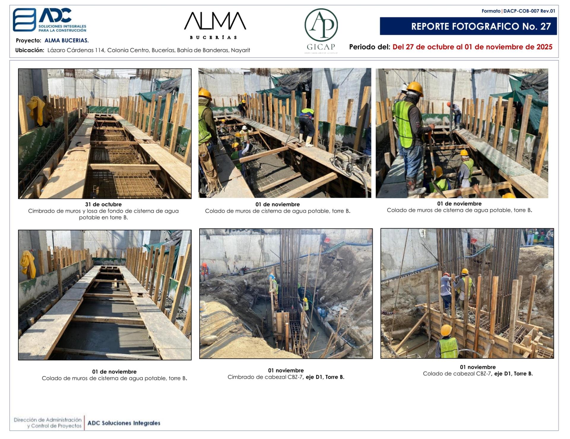 Avance de Obra ALMA Bucerías - Octubre 2025