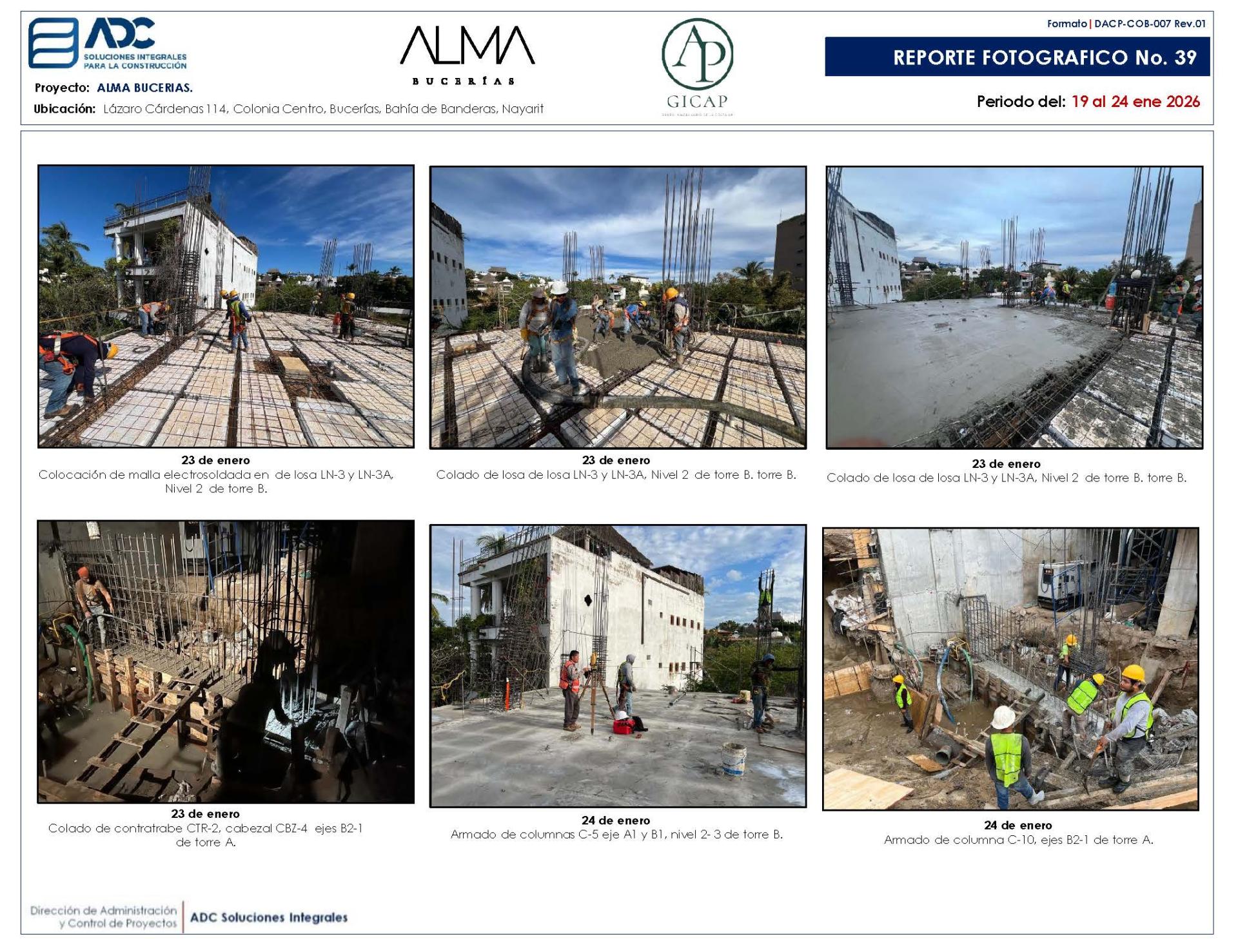 Avance de Obra ALMA Bucerías - Enero 2026