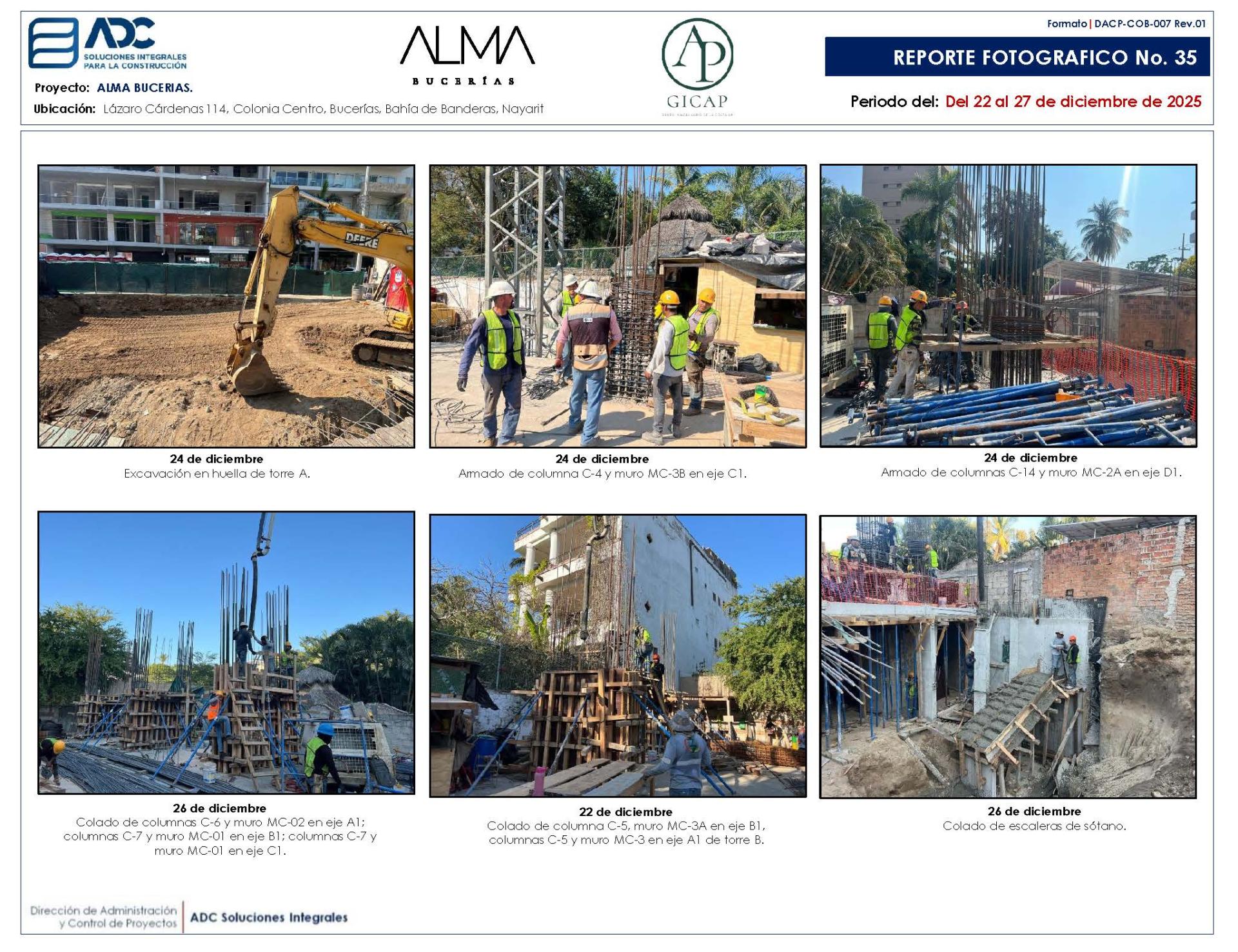 Avance de Obra ALMA Bucerías - Diciembre 2025